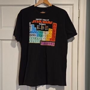 Star Wars Black and White Screen-Printed Crewneck Tag Detail